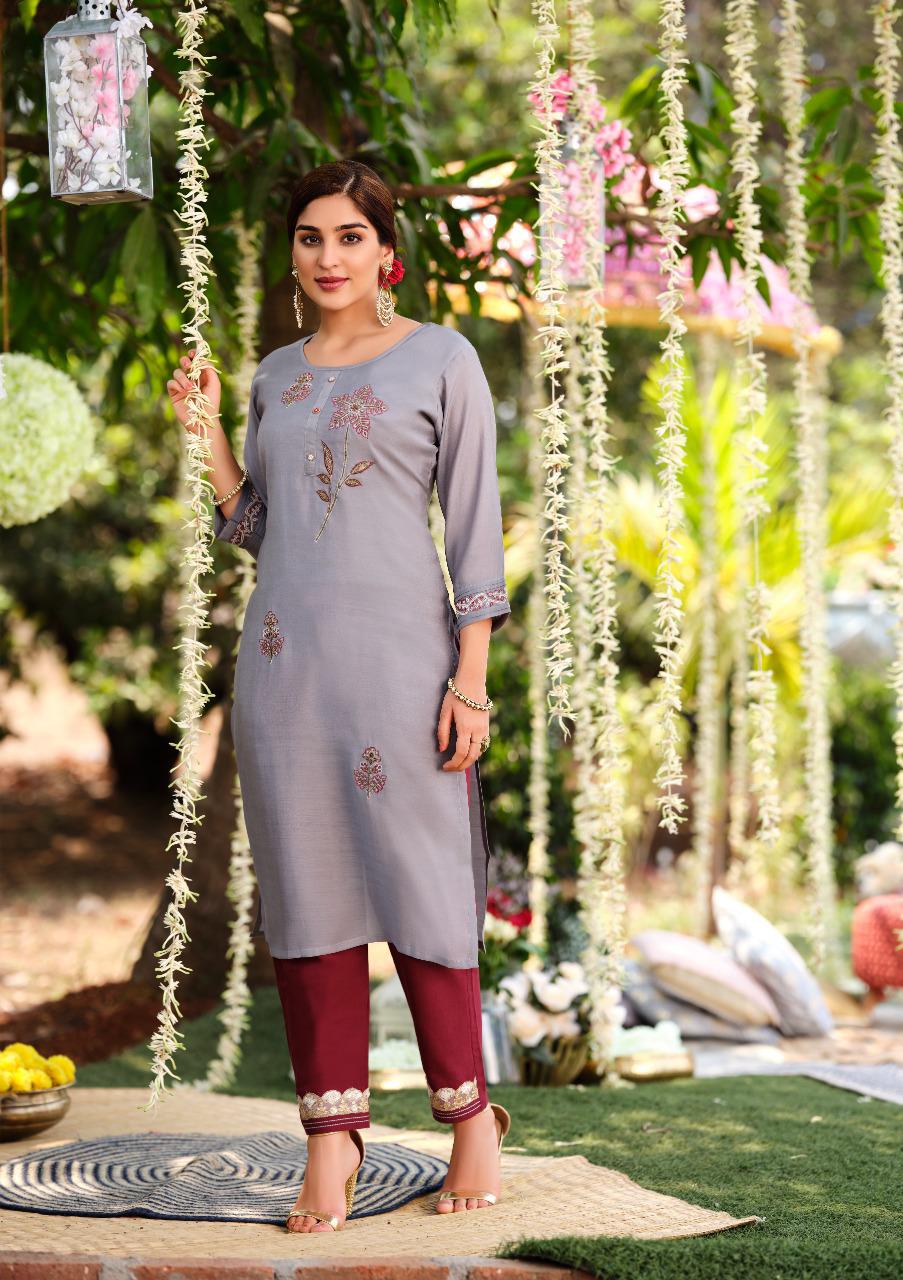 Kiana Fantasy Fancy Ethnic Wear Designer Kurti With Bottom Collection